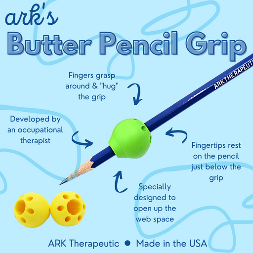 ARK's Twin pack of Butter Grips for Pen or Pencil - Kaiko Fidgets Australia Pty Ltd