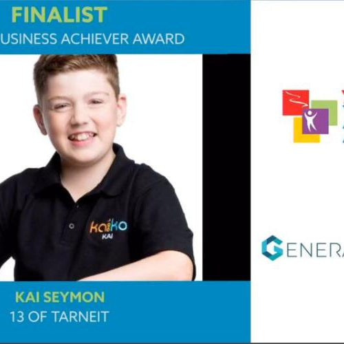 Kai was recently a finalist in the 7 News Young Achiever Awards