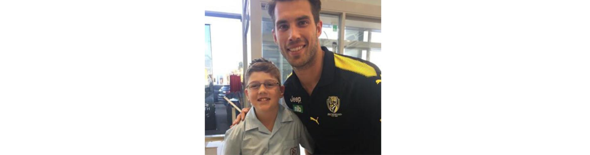 Meeting Alex Rance (Richmond Football Club)