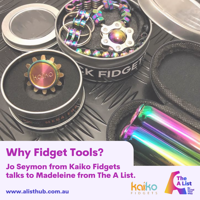 Two autistic adults talk about adult diagnosis, parenting neurodivergent families and why fidget tools.