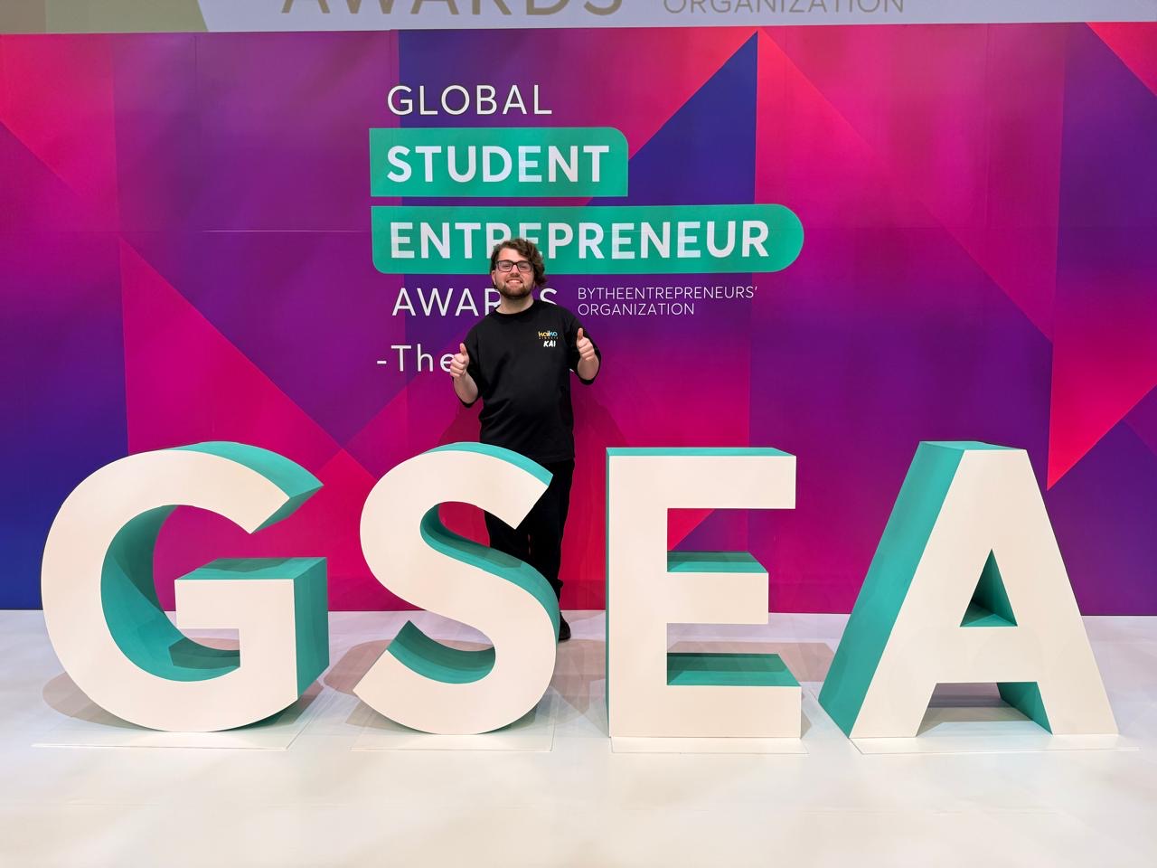 Kai wins second place in the GSEA