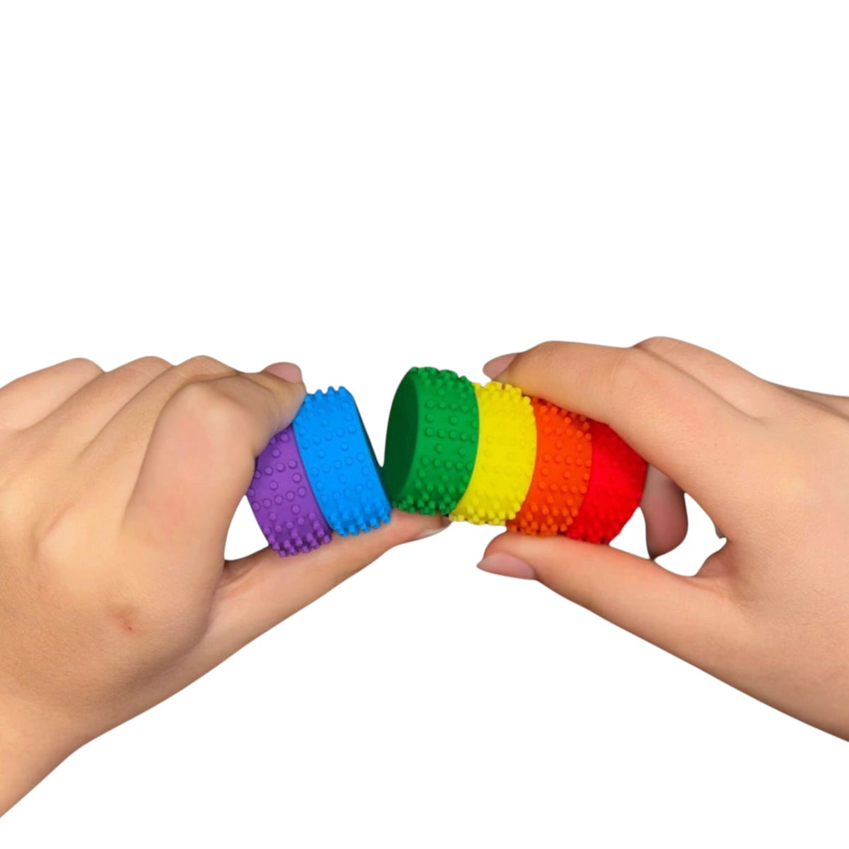 MagStak Node - Textured Magnetic Sensory Set (6 Pieces)