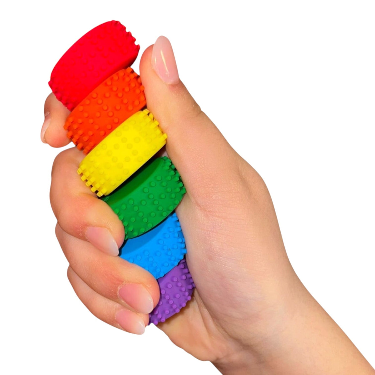 MagStak Node - Textured Magnetic Sensory Set (6 Pieces)