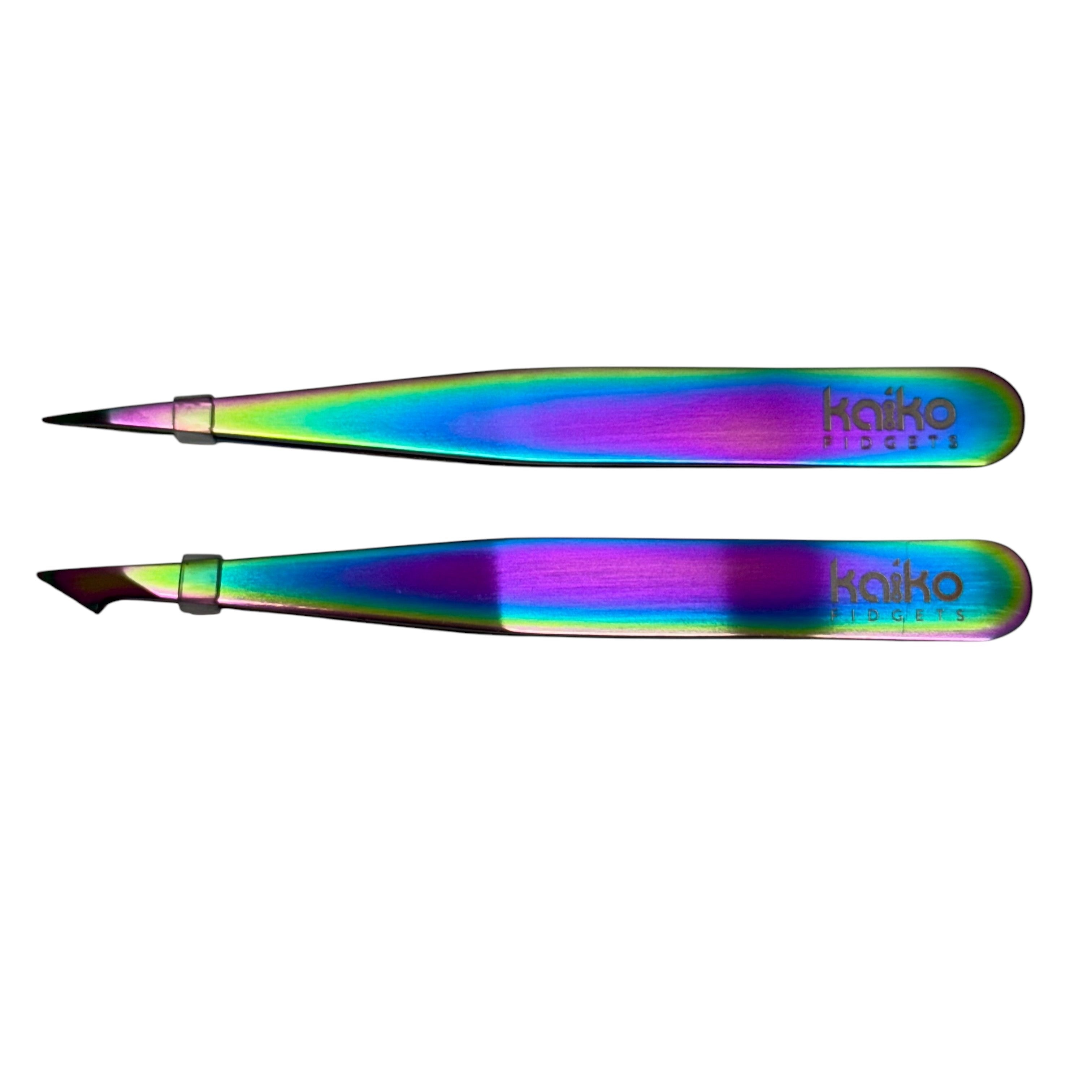 2 Pair of Oil Slick Kaiko Tweezers - Accessory for Pick 'Em Range