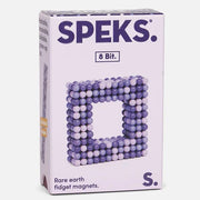 Speks Purple 8 Bit Pixel Mini Magnet Balls