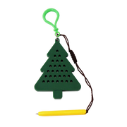 Christmas Tree Magnetic Pad Keyring by Kaiko