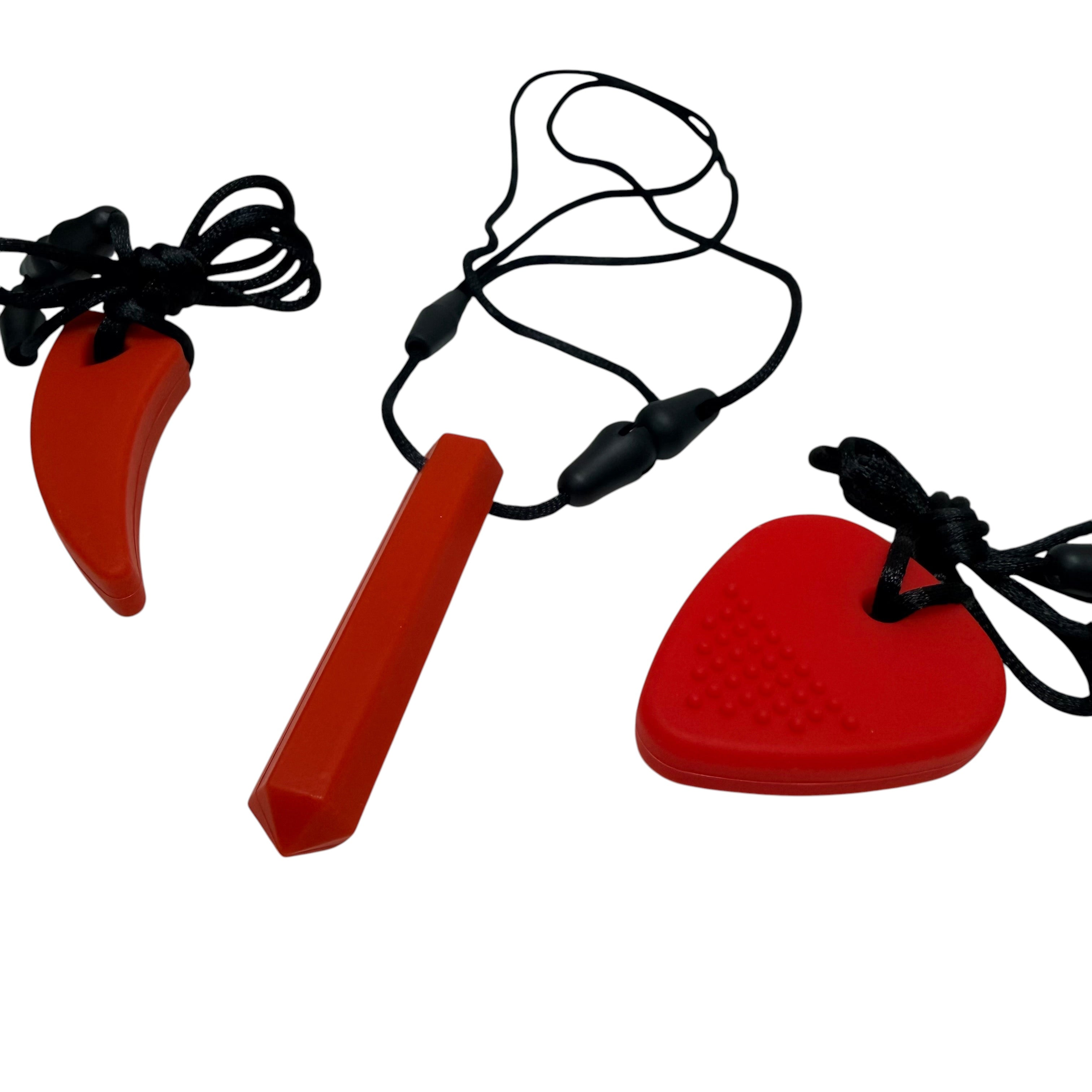 Wearable Chew Support Discovery Bundle – Red