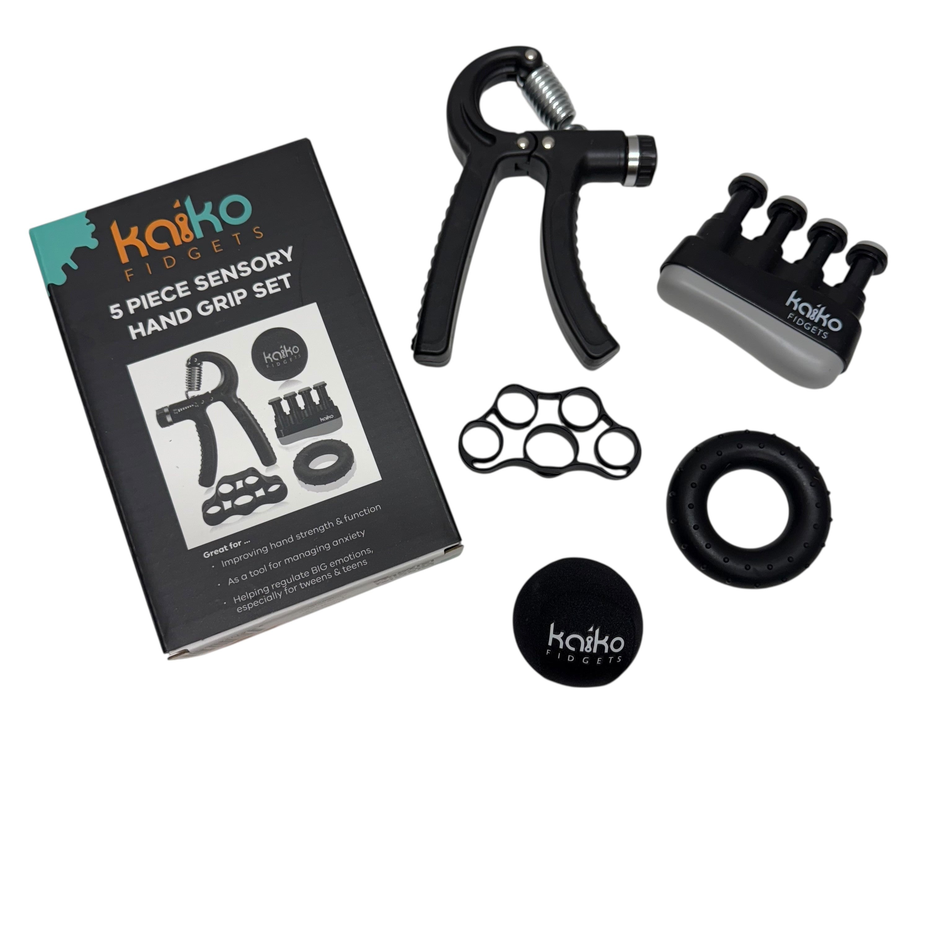 5 Piece Hand Grip Set by Kaiko - for Regulation and Improved Function ...