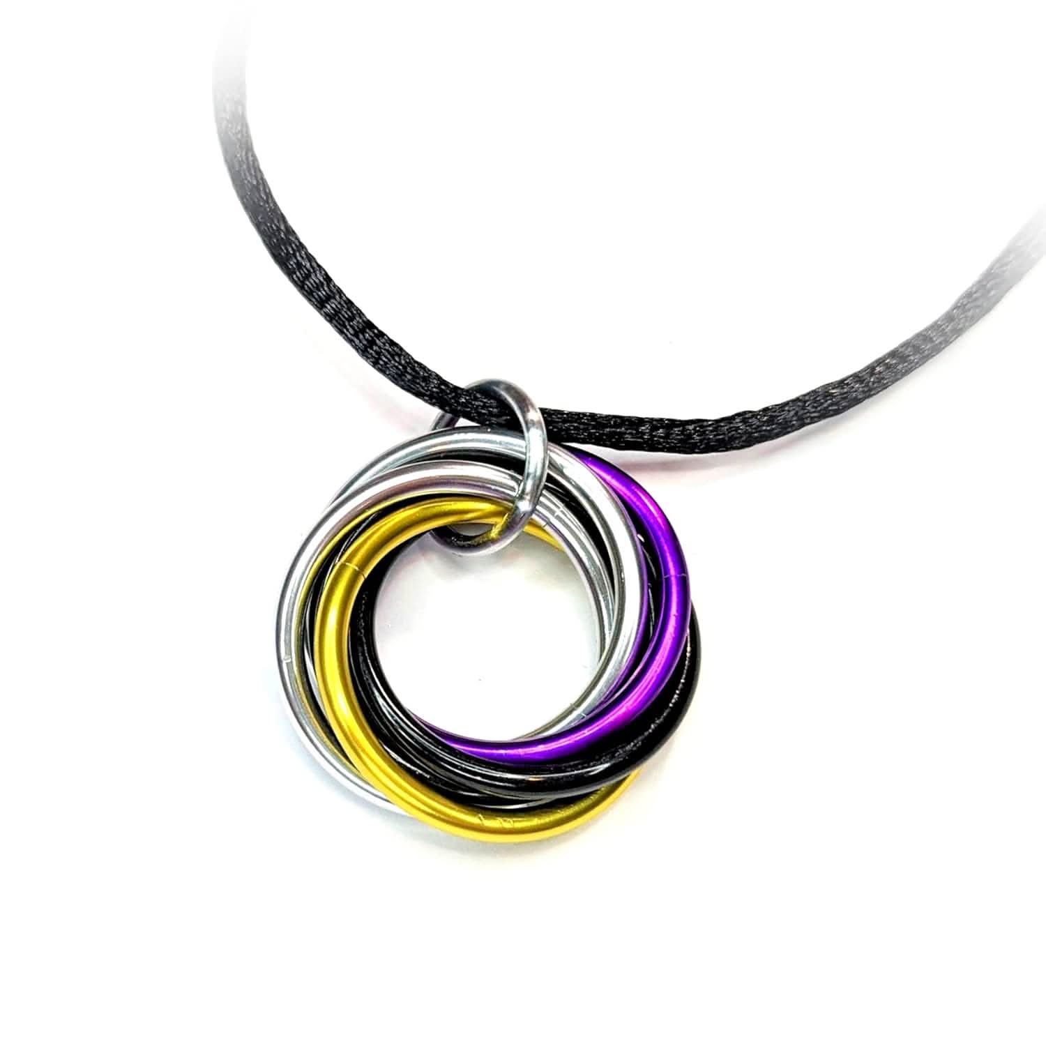 Mobii Ring Fidget Necklace - Hand Crafted Wearable Sensory Supports