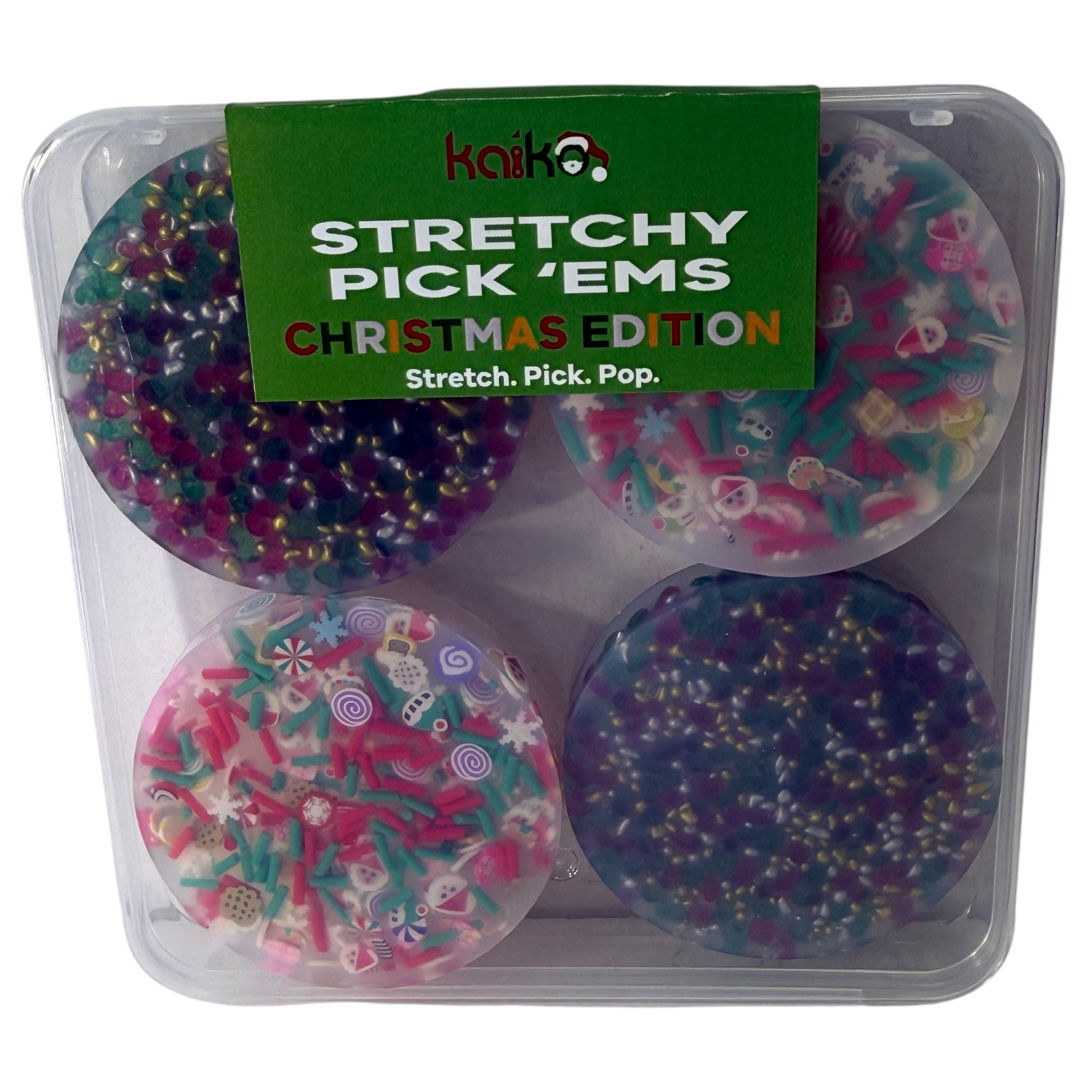 Christmas Stretchy Pick ’Ems – Set of 4