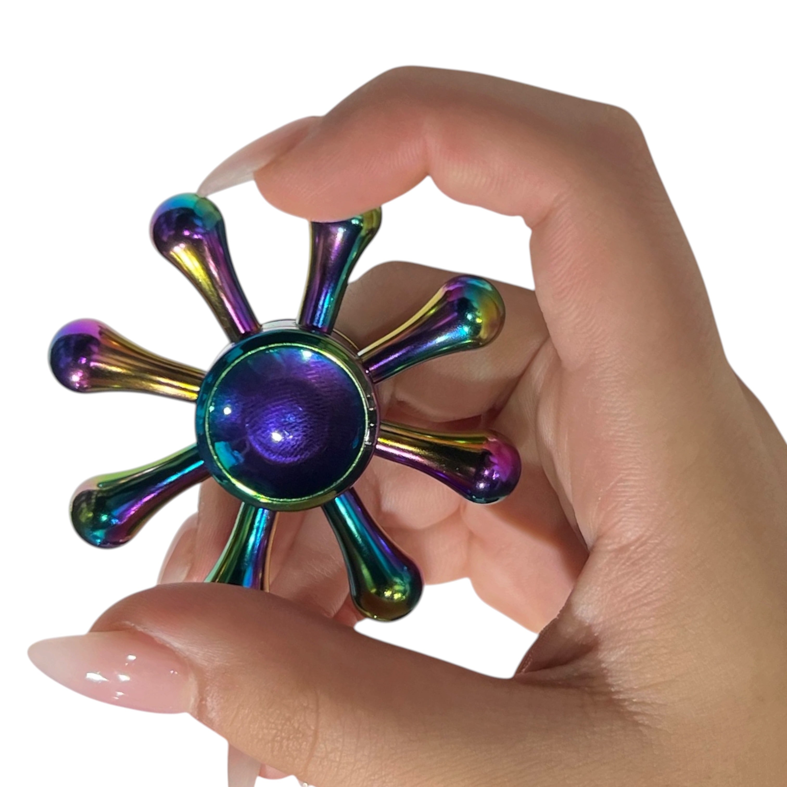 Wheel Spinner - Oil Slick Copper Sensory Support