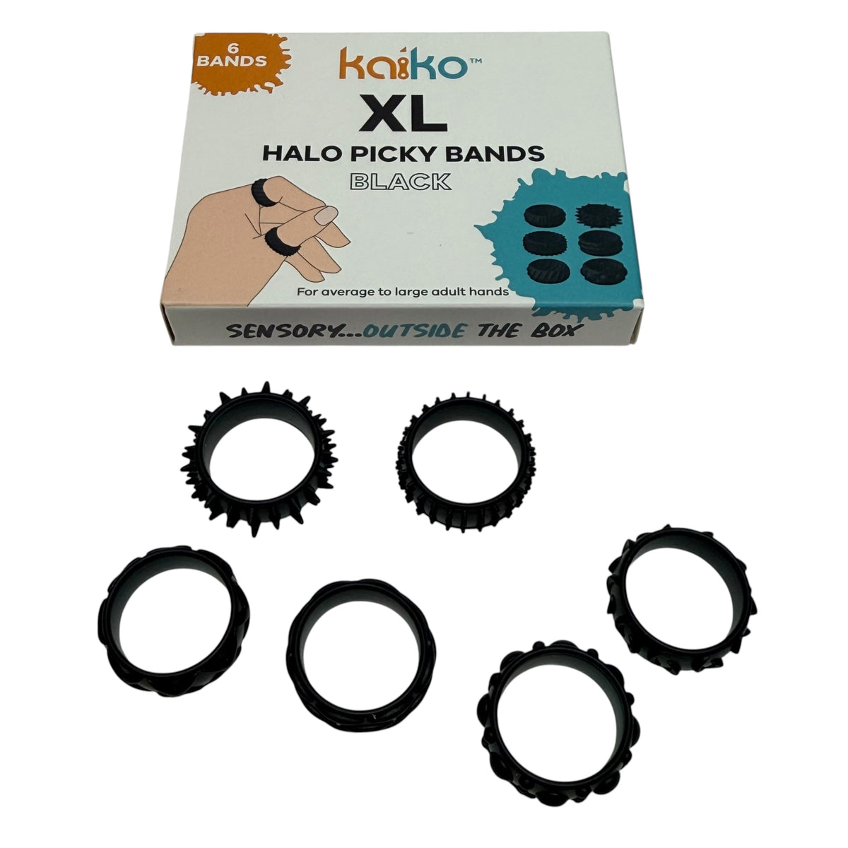 XL Halo Picky Bands – Set of 6