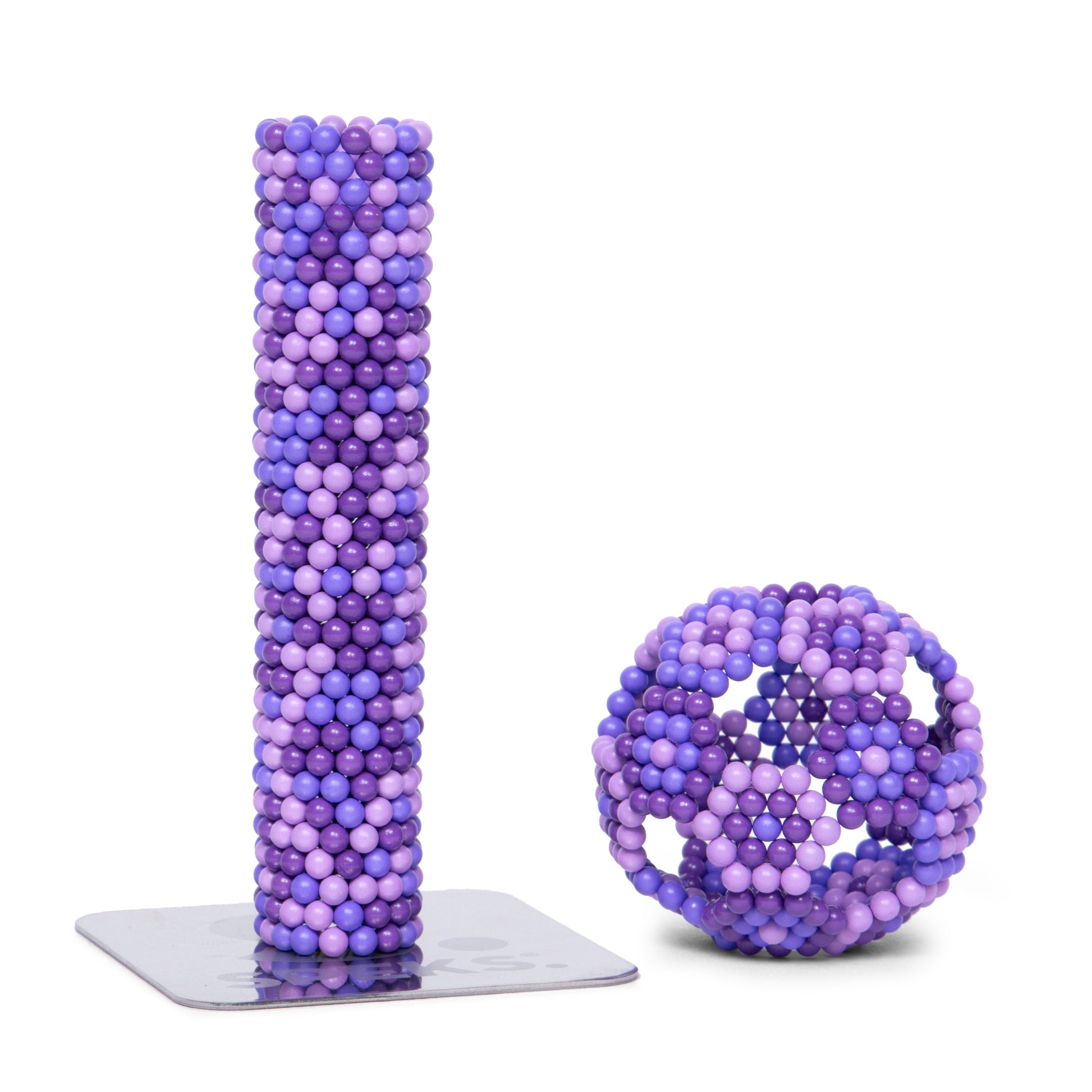Speks Purple 8 Bit Pixel Mini Magnet Balls