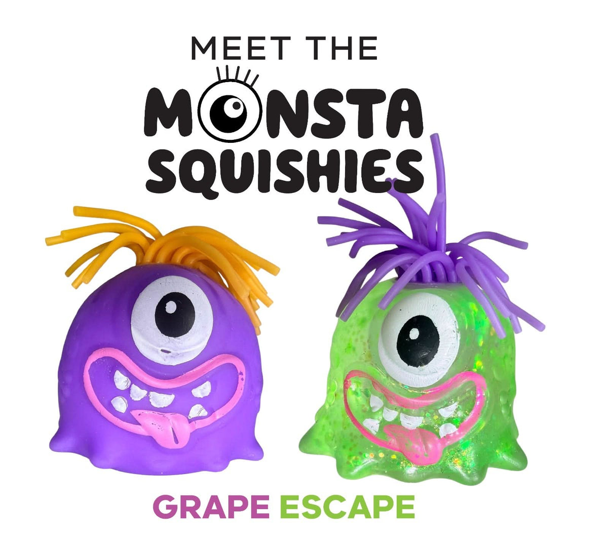 Grape Escape Monsta Squishies – Twin Set