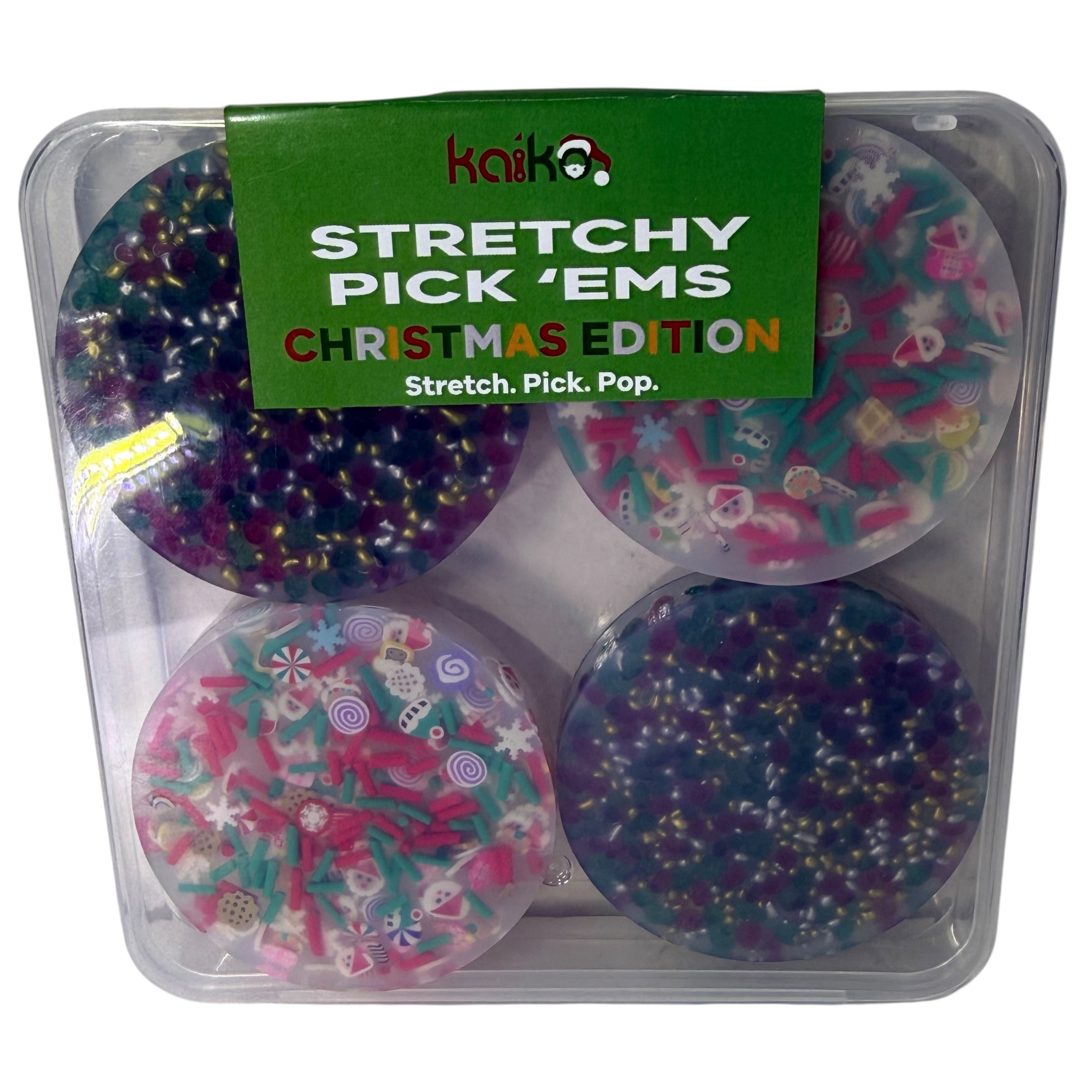Christmas Stretchy Pick ’Ems – Set of 4