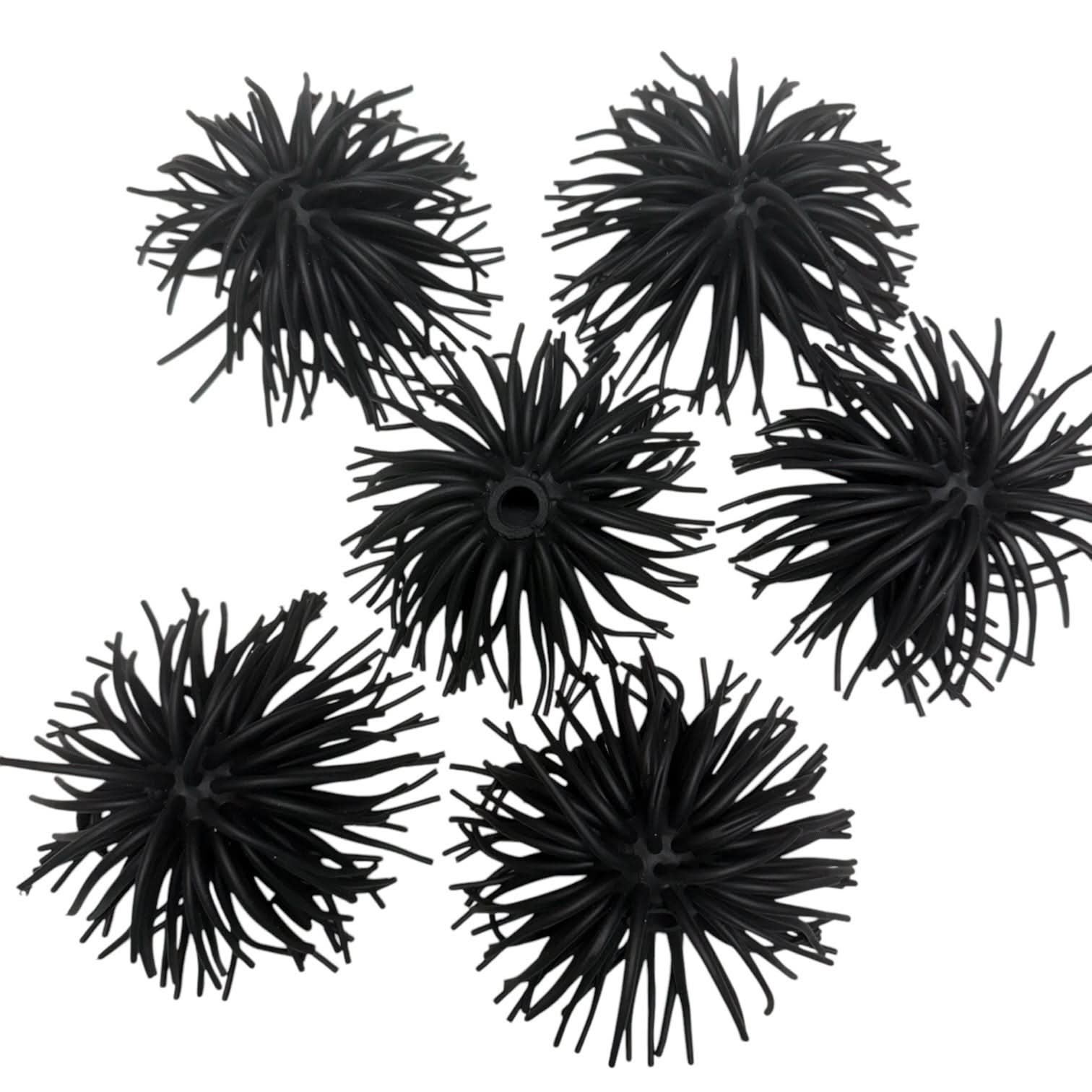 BLACK Tickle On Top - Pack of 6 Sensory Squishy Toppers