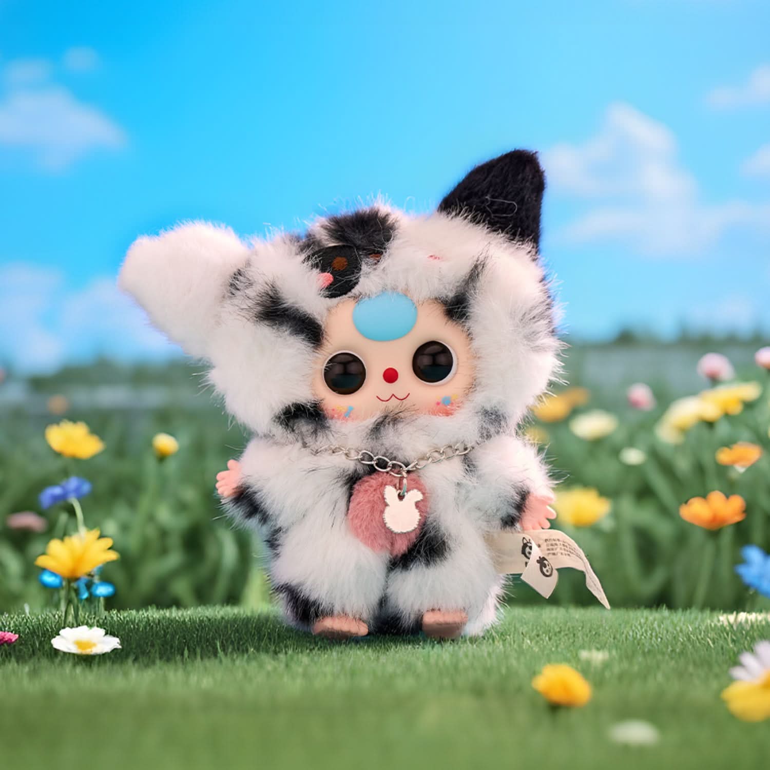 Cat & Dog Plush with Keyring attachment Blind Box by Baby Three