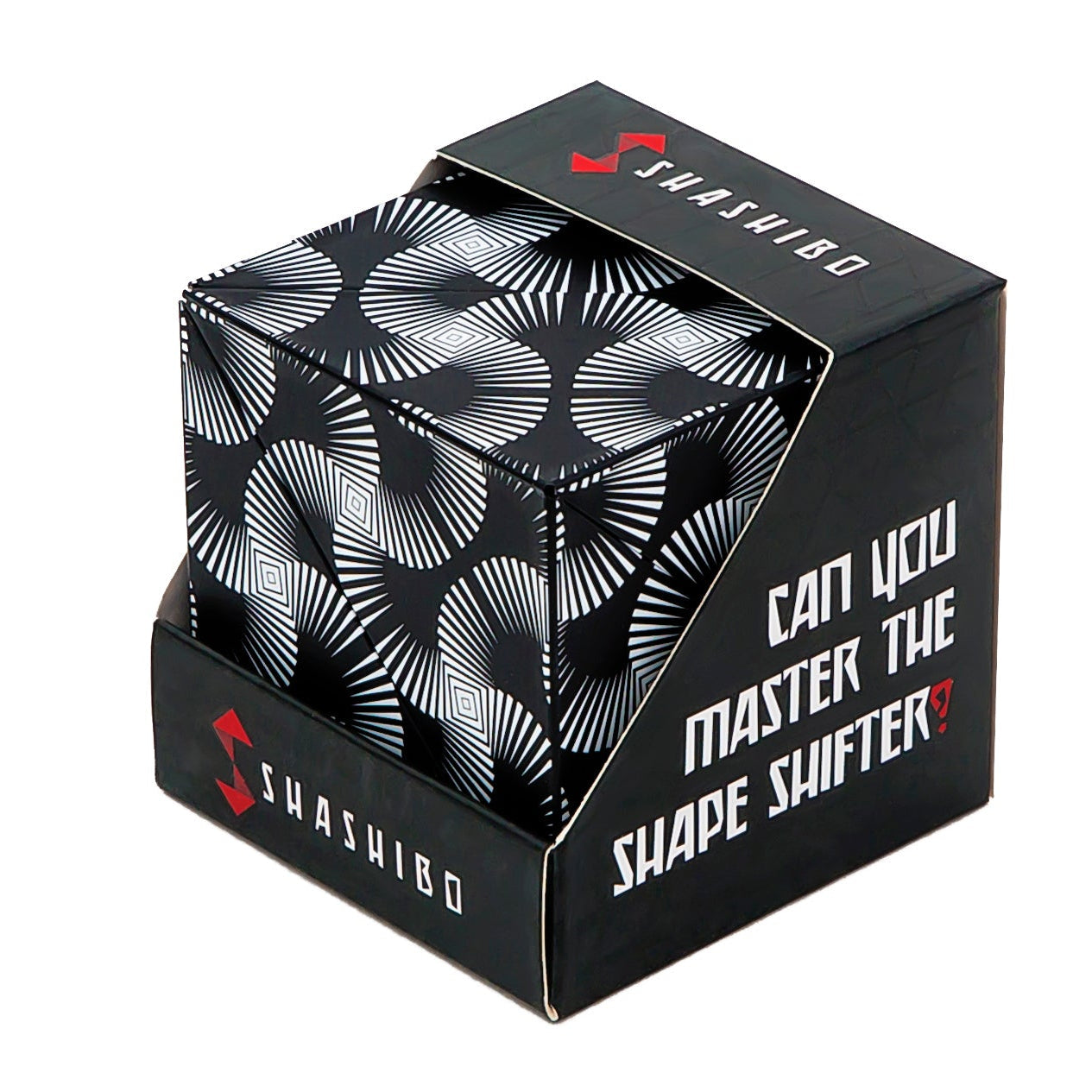 Black & White Shashibo Magnetic Puzzle Cube