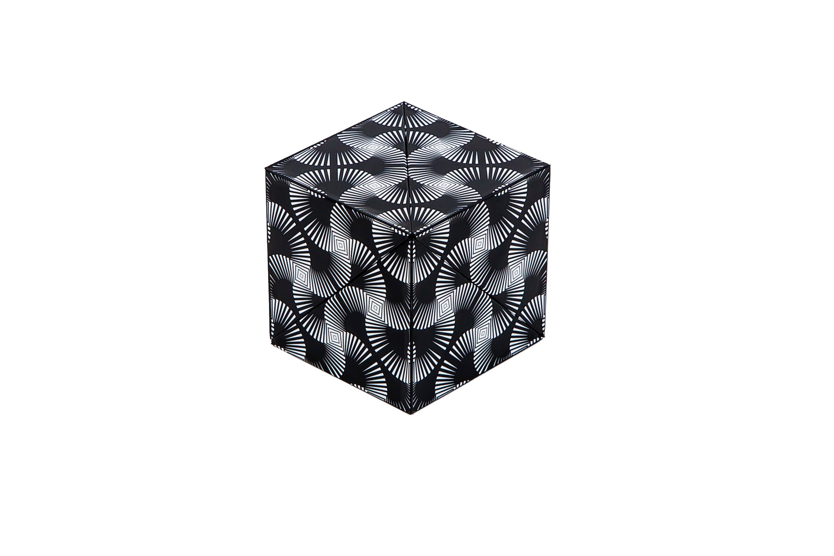 Black & White Shashibo Magnetic Puzzle Cube