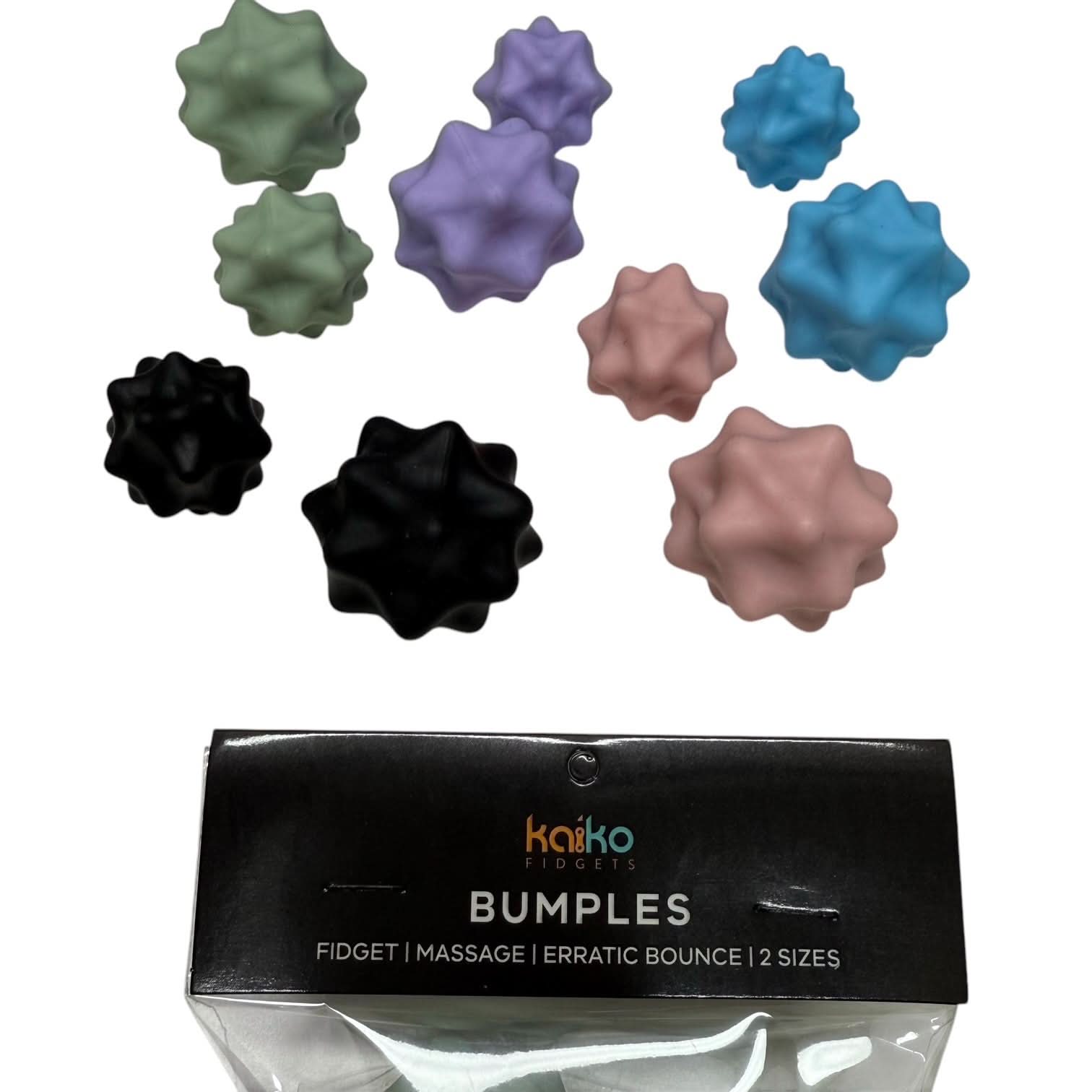 Bumples - Twin Pack | Fidget, Massage tool & Erratic Bouce