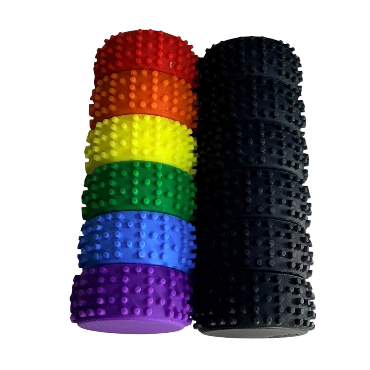 MagStak Node - Textured Magnetic Sensory Set (6 Pieces)