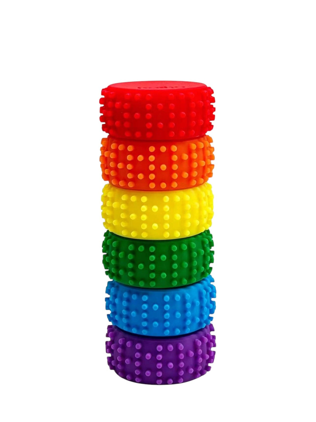 MagStak Node - Textured Magnetic Sensory Set (6 Pieces)