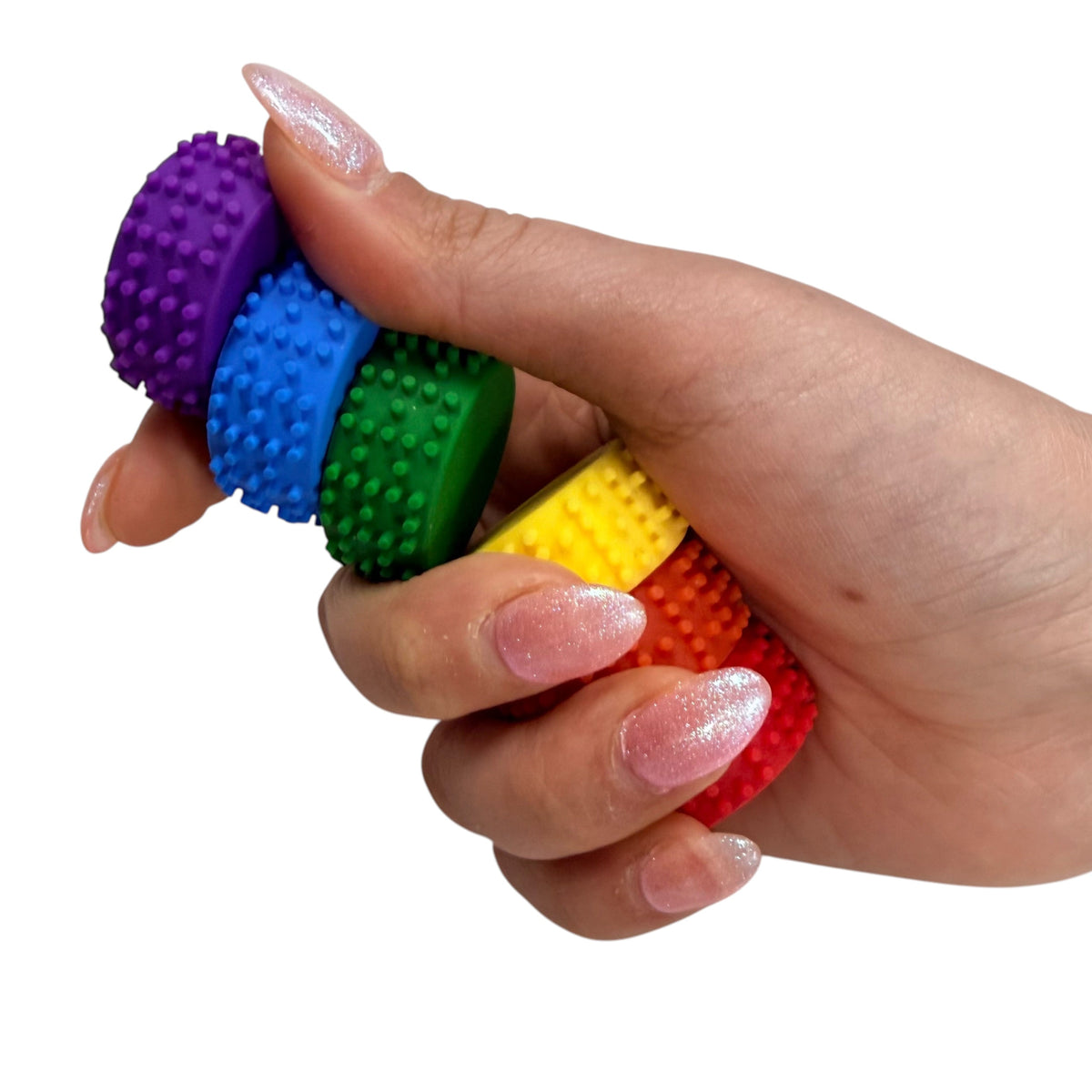 MagStak Node - Textured Magnetic Sensory Set (6 Pieces)