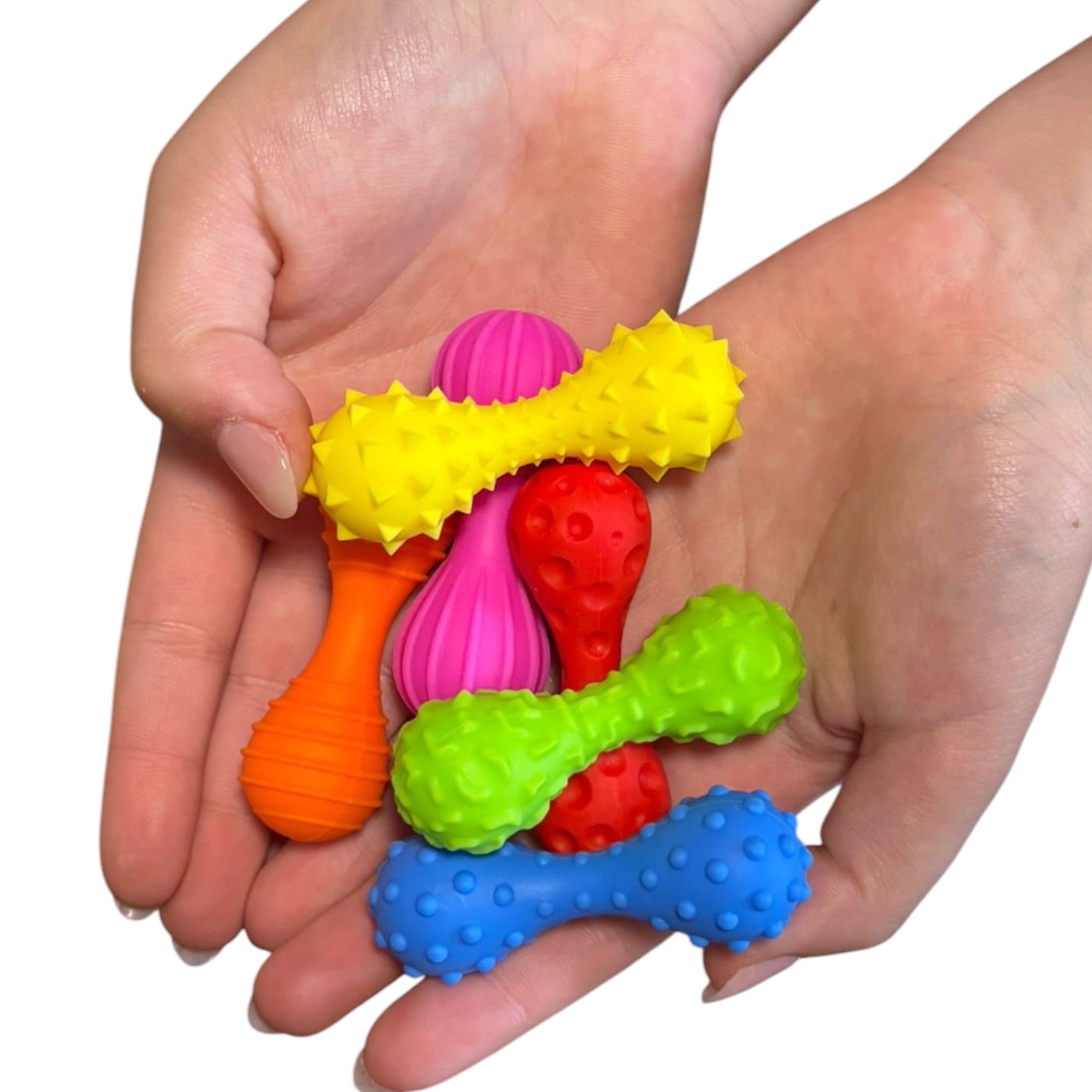 FLEXI – Textured Silicone Sensory Tools by Kaiko – 6 Pack