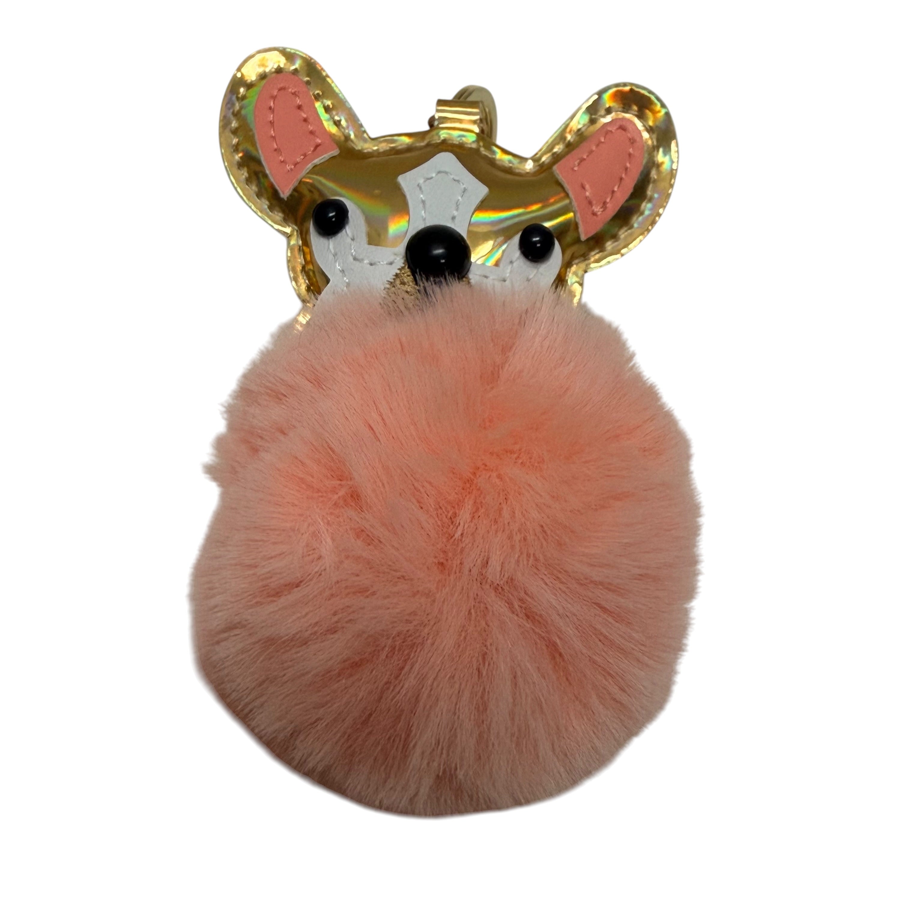 French Bulldog Fluffy Keyring