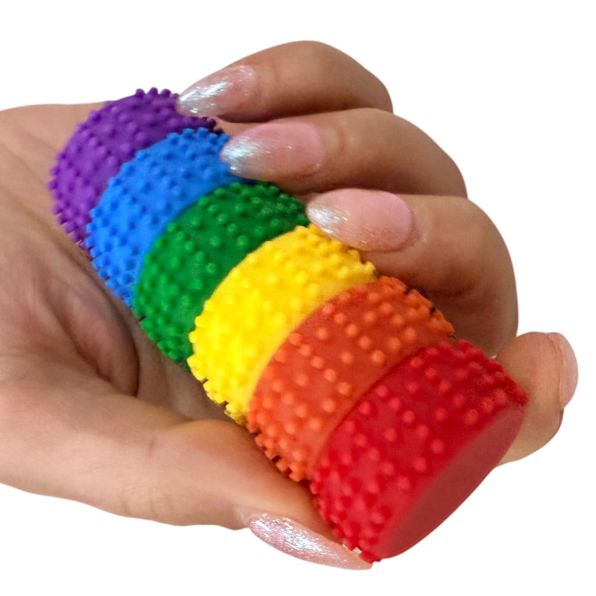 MagStak Node - Textured Magnetic Sensory Set (6 Pieces)