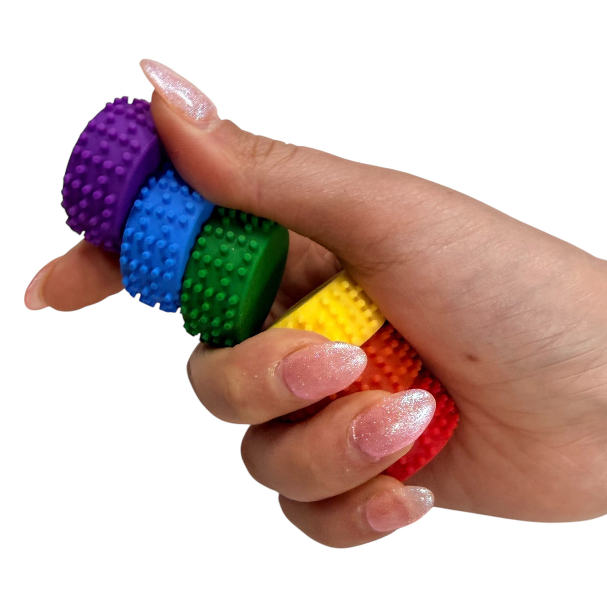 MagStak Node - Textured Magnetic Sensory Set (6 Pieces)