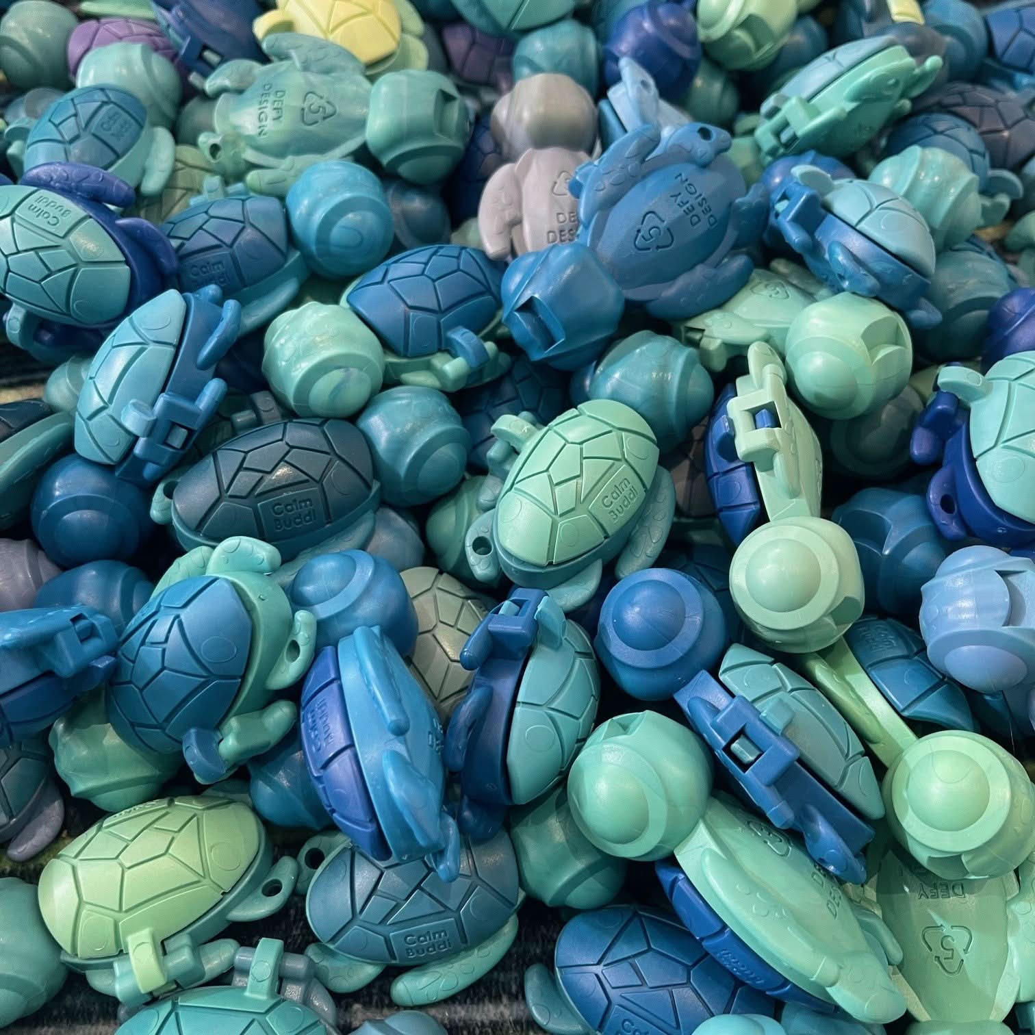 Calm Buddi Turtle Harm Minimisation Tool on Custom Kaiko Keyring