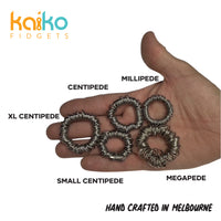 Metal Fidget Range - Millipede, Centipede & Megapede Sensory Supports by Kaiko