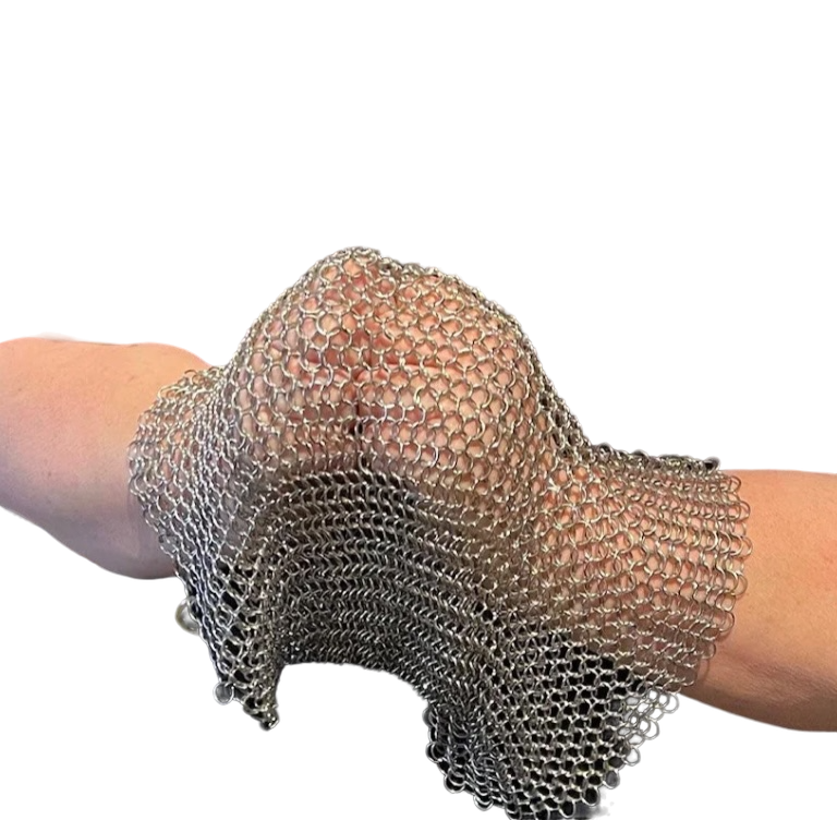 Chain Maille Tube - Hand Crafted 'Open' Cuff