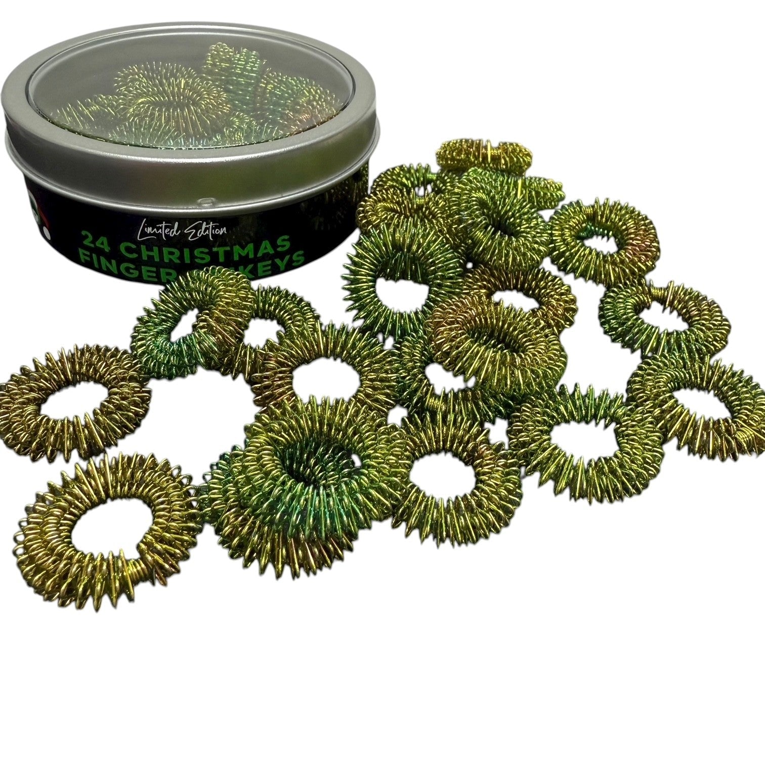 Christmas Spikeys - Set of 24 Limited Edition Finger Spikeys