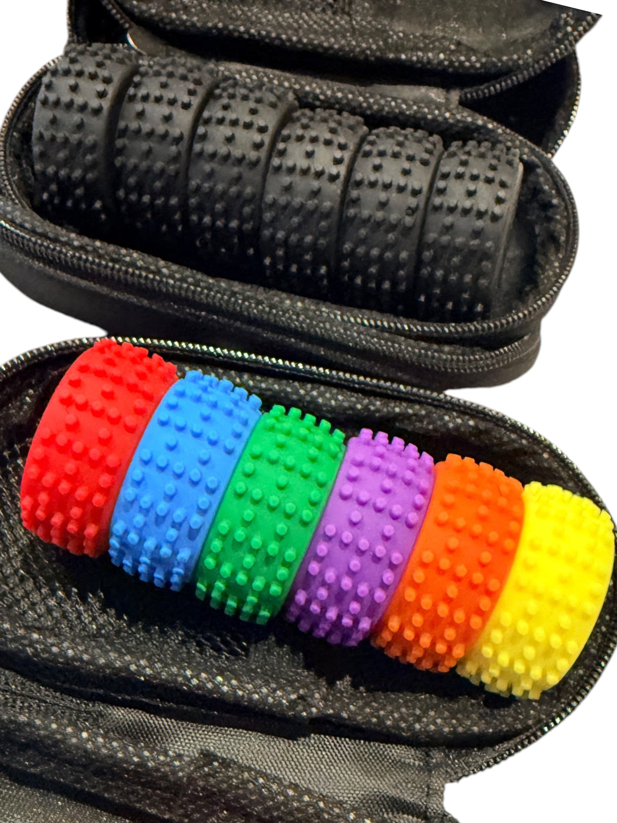 MagStak Node - Textured Magnetic Sensory Set (6 Pieces)