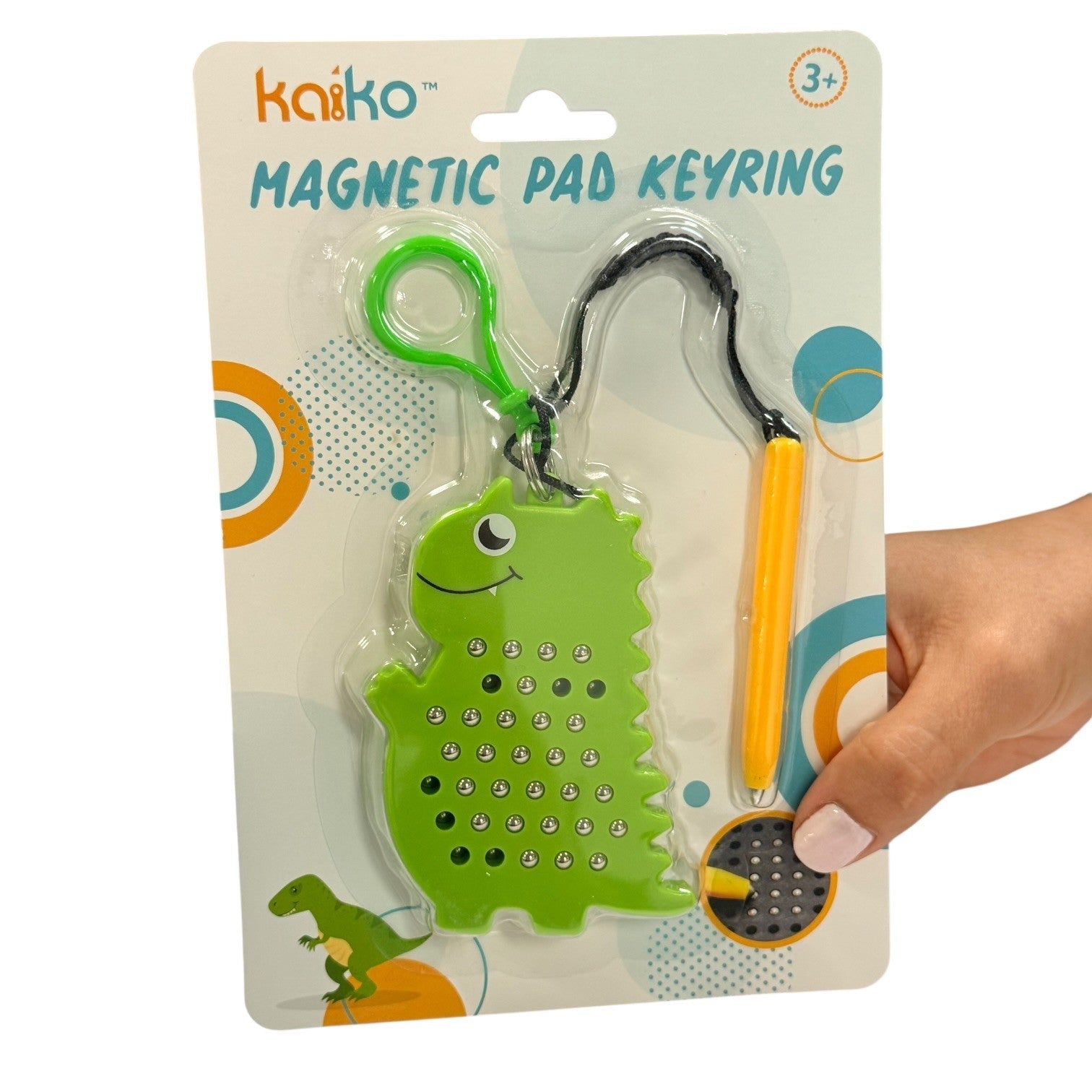 Dinosaur Magnetic Pad Keyring