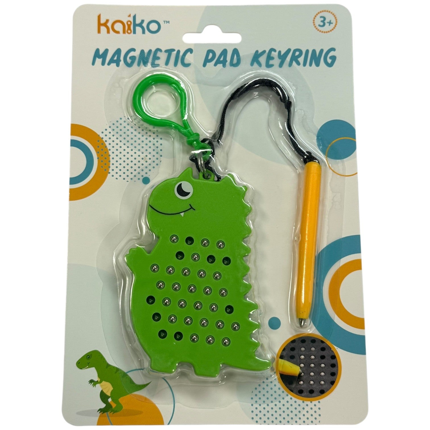 Dinosaur Magnetic Pad Keyring