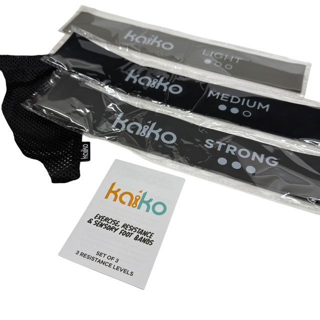 Exercise & Sensory Foot Chair Band Set - 3 Resistance Levels