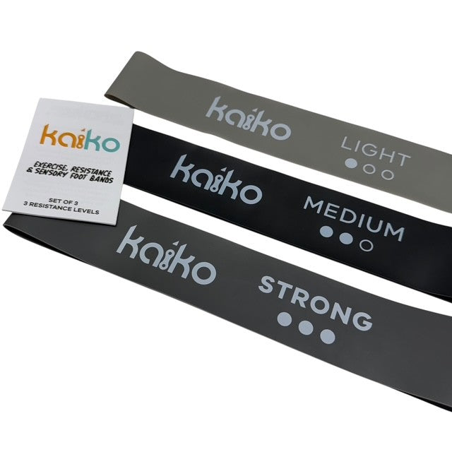 Exercise & Sensory Foot Chair Band Set - 3 Resistance Levels