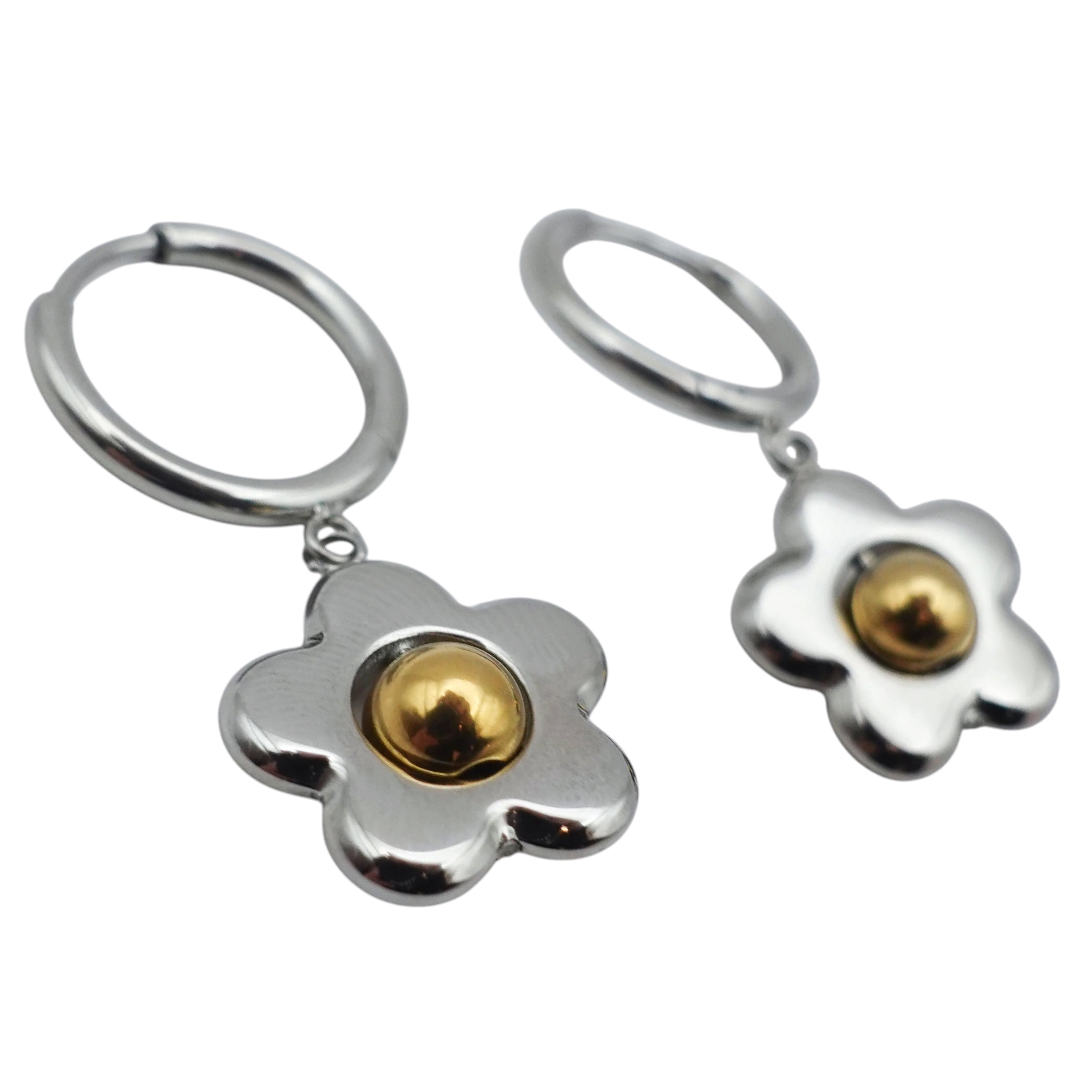 Flower Spinner Fidget Earrings by Fidge