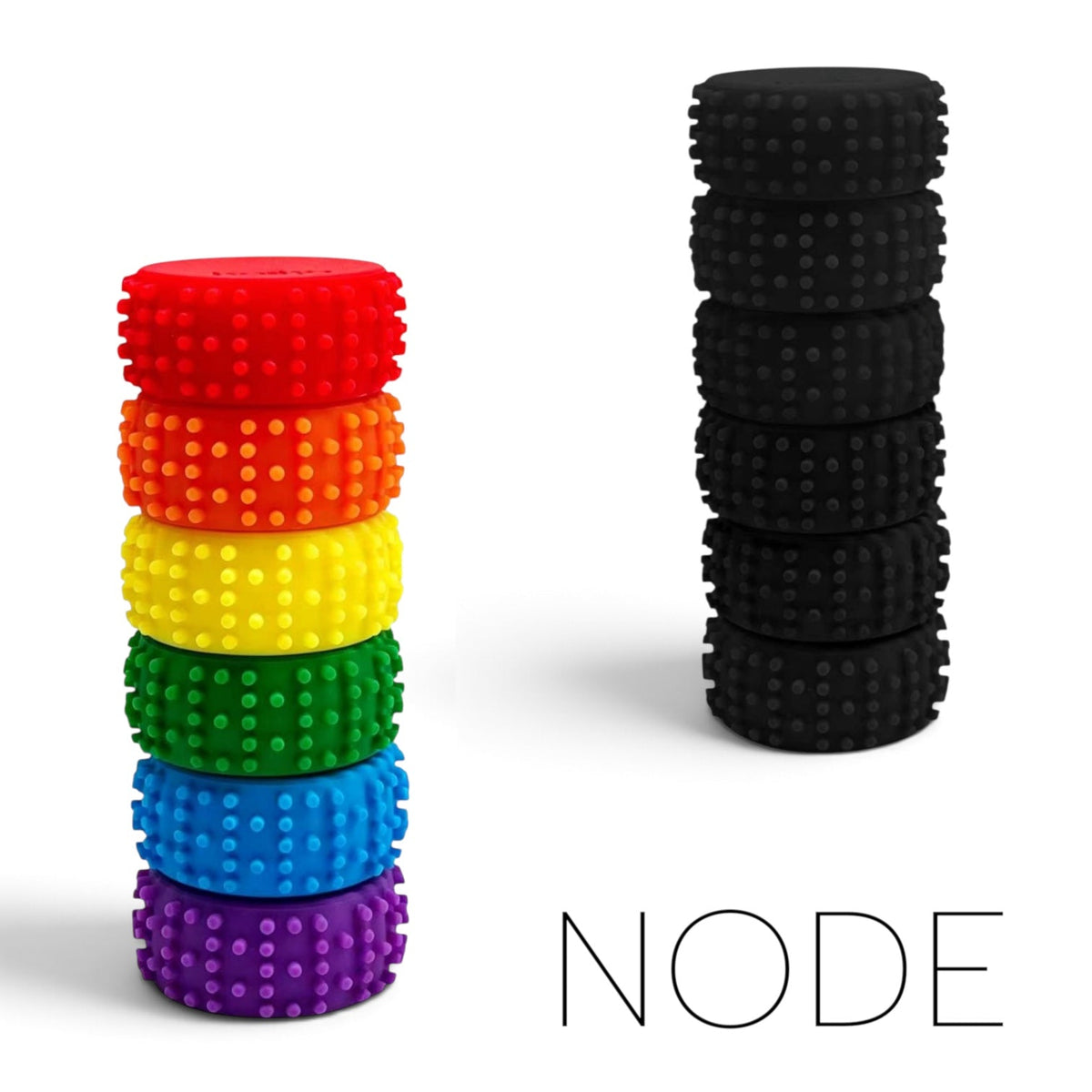 MagStak Node - Textured Magnetic Sensory Set (6 Pieces)