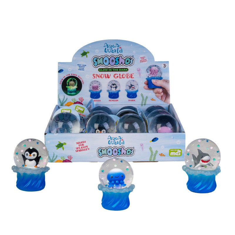 Sea Creature Snow Globe Smoosho's Glow-in-the-dark Squishy