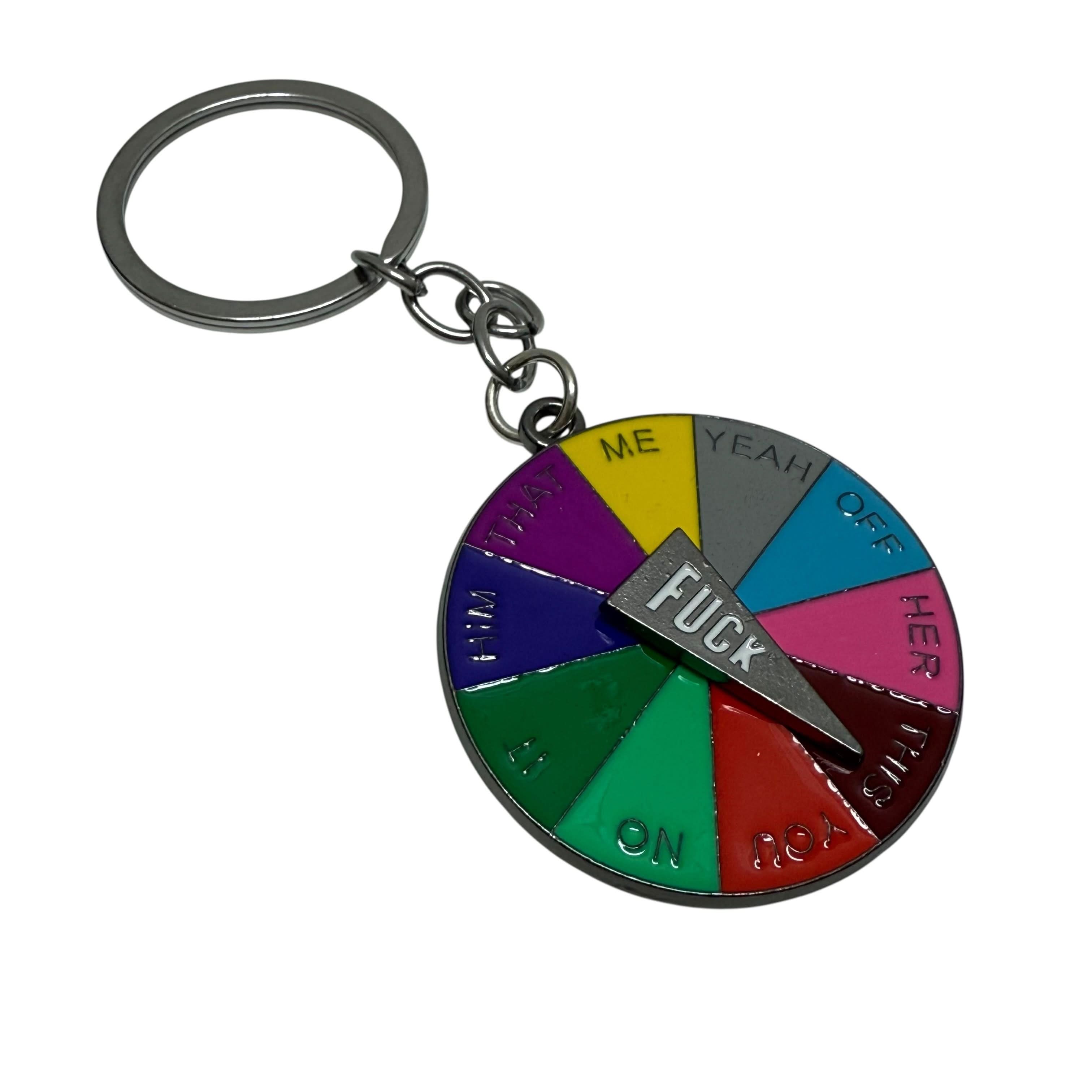 F Bomb ... Spinning Communication Keyring