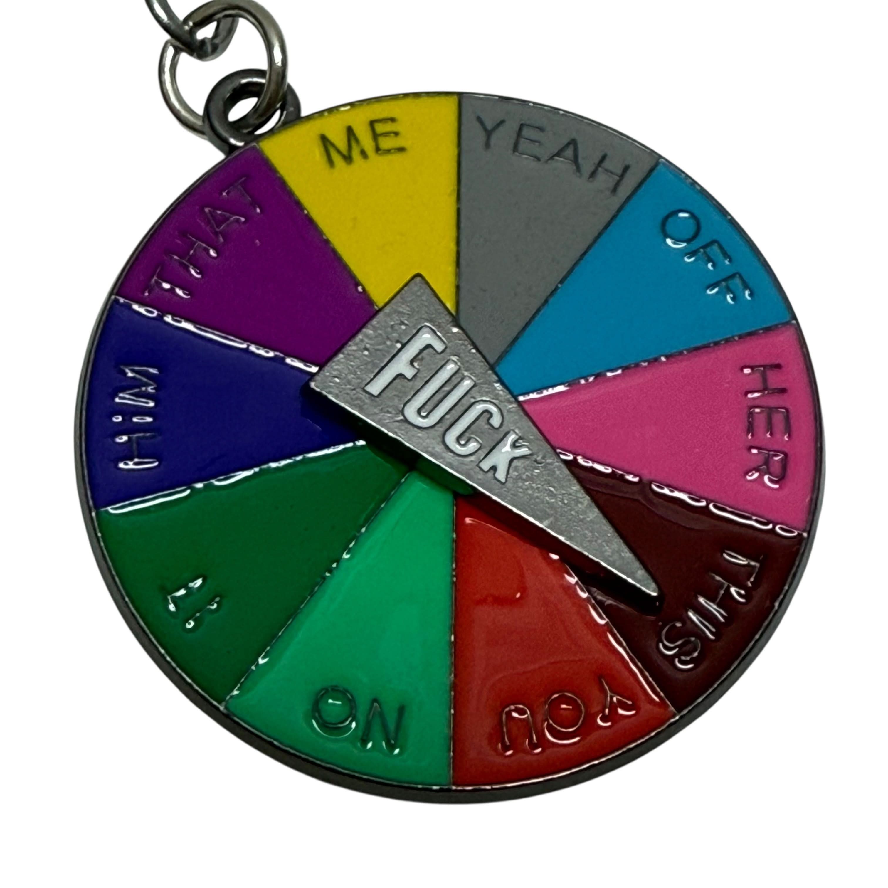 F Bomb ... Spinning Communication Keyring