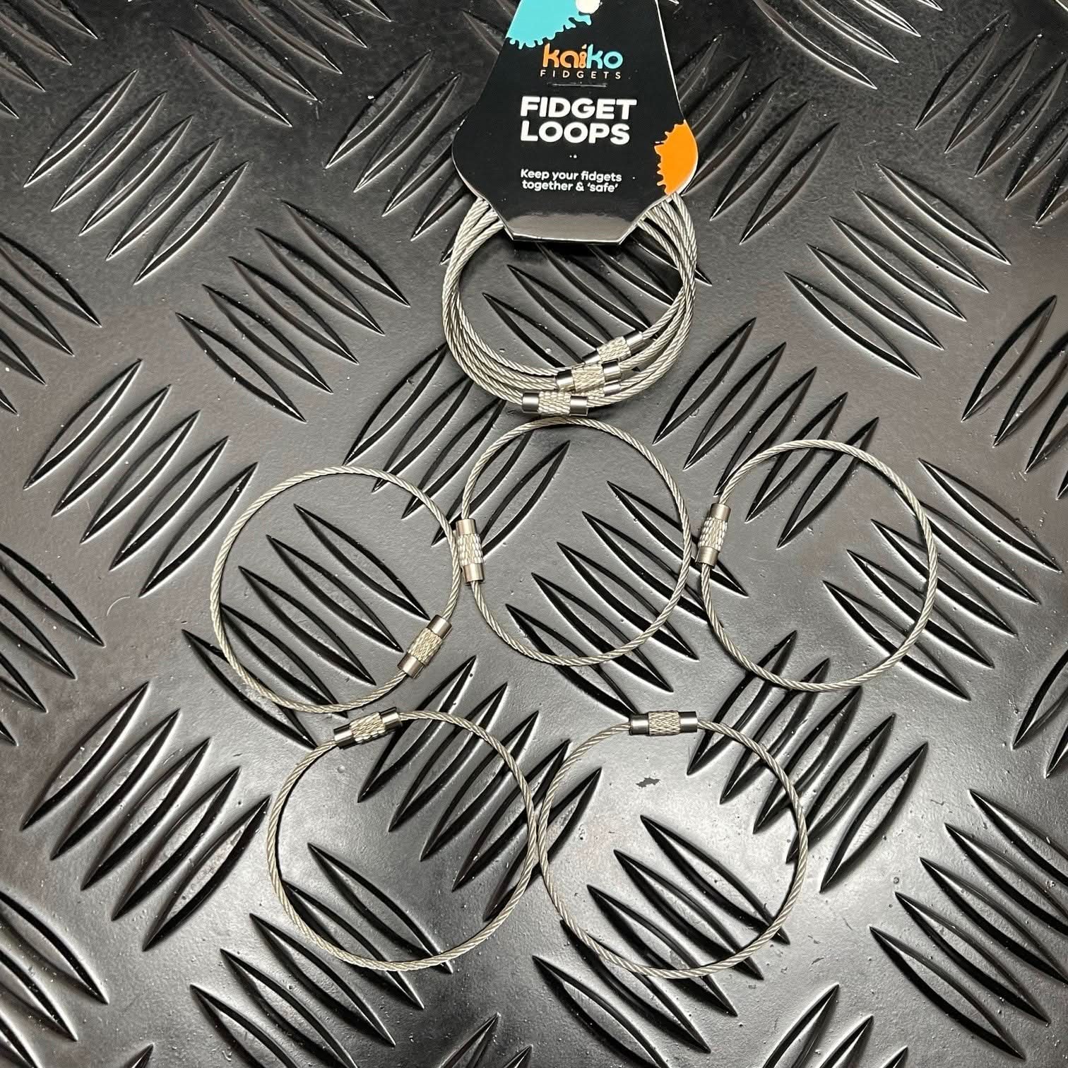 Fidget Loops by Kaiko - set of 5 detachable loops for storing fidgets