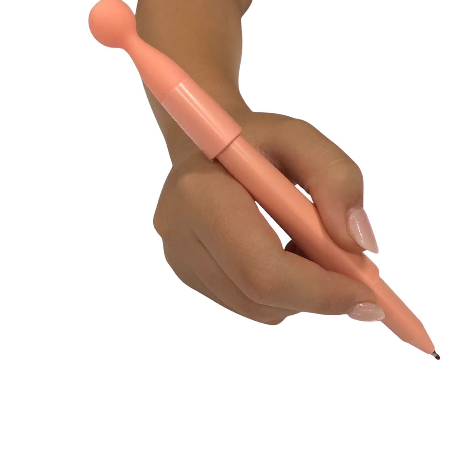 Fidget Pen - Soft Flexible Silicone Top