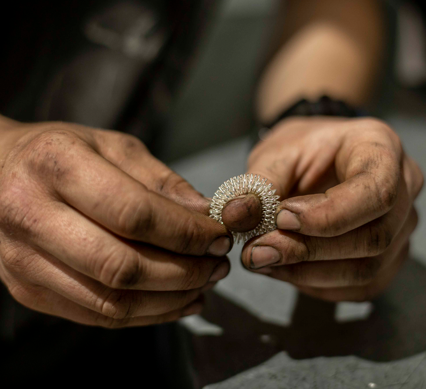 Finger Spikey Set of 10 - includes Fidget Keyring