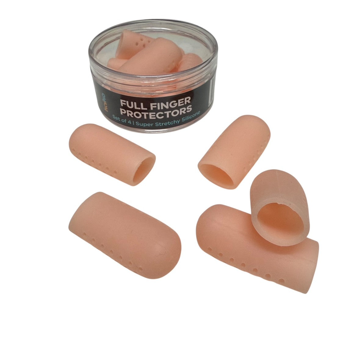 Full Finger Protectors : Set of 5 – Super Stretchy Finger Protectors & Picking Support