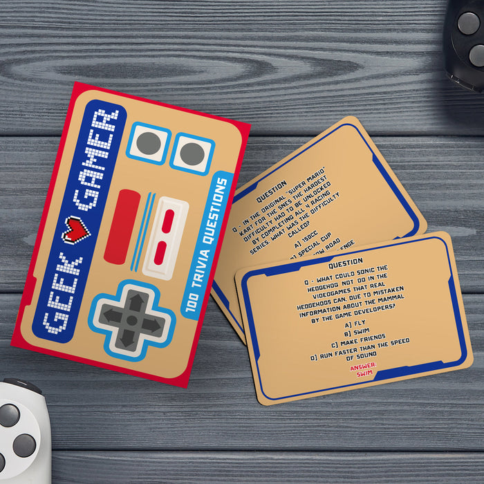 GEEK GAMER TRIVIA Card Game